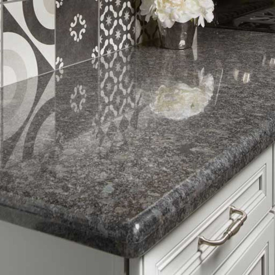 Steel Grey Granite Slab (18mm) - Premium Polish