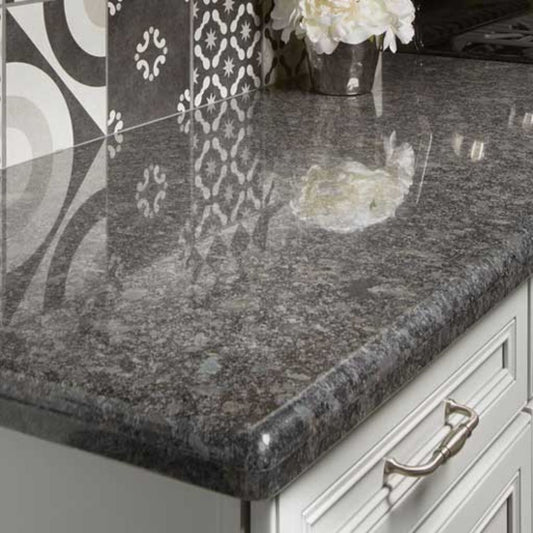 Steel Grey Granite Slab (18mm) - Premium Polish